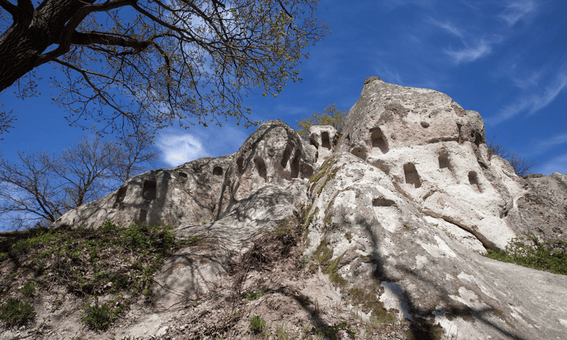 Beehive rock formation